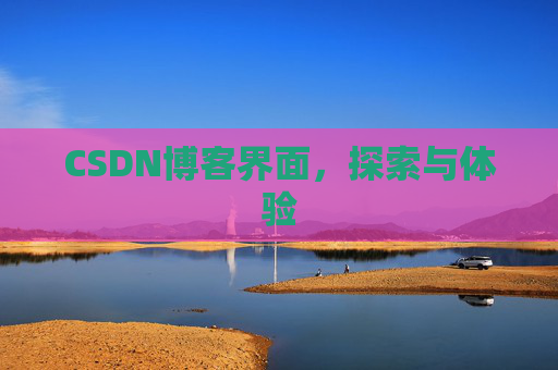 CSDN博客界面，探索与体验